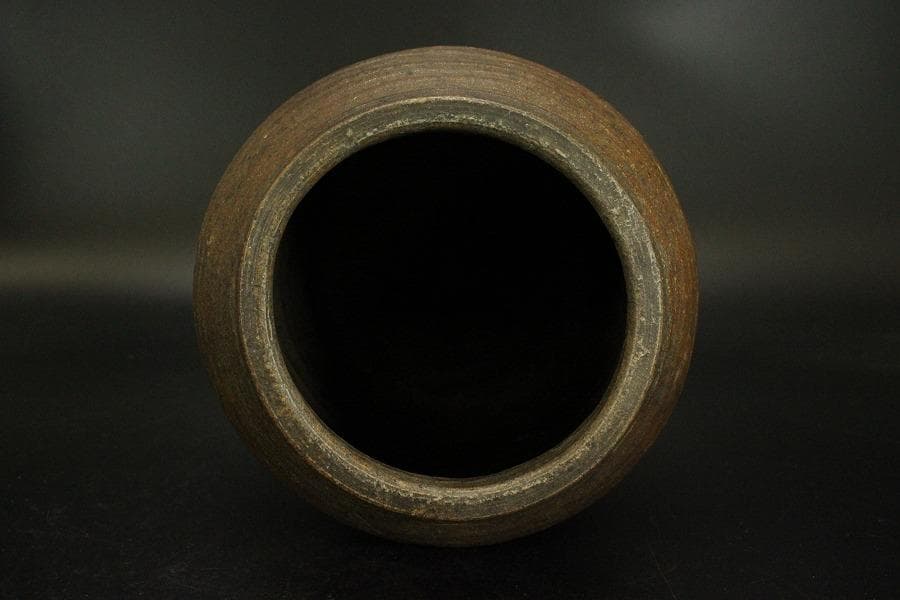 古備前 壷 波線紋 壷 古美術(ZE537)