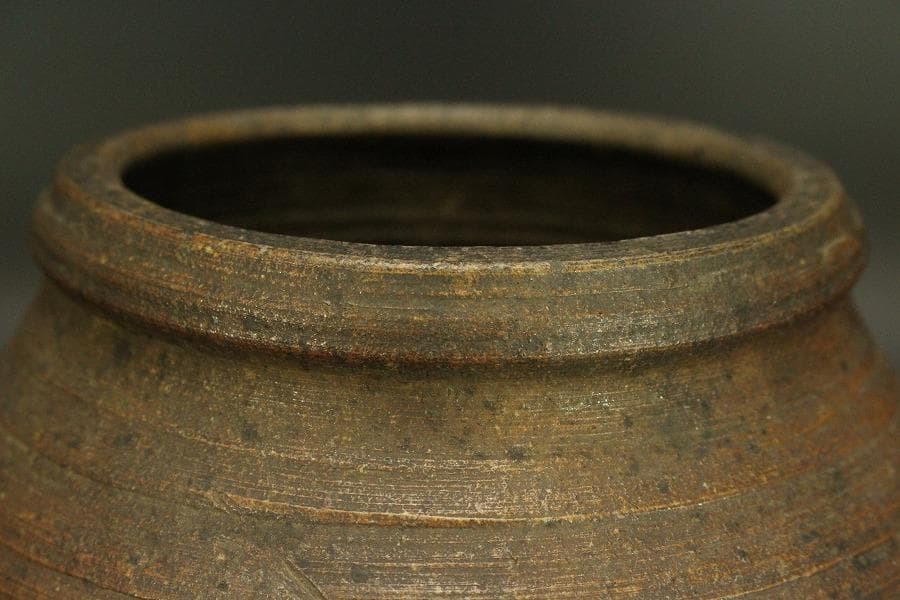古備前 壷 波線紋 壷 古美術(ZE537)