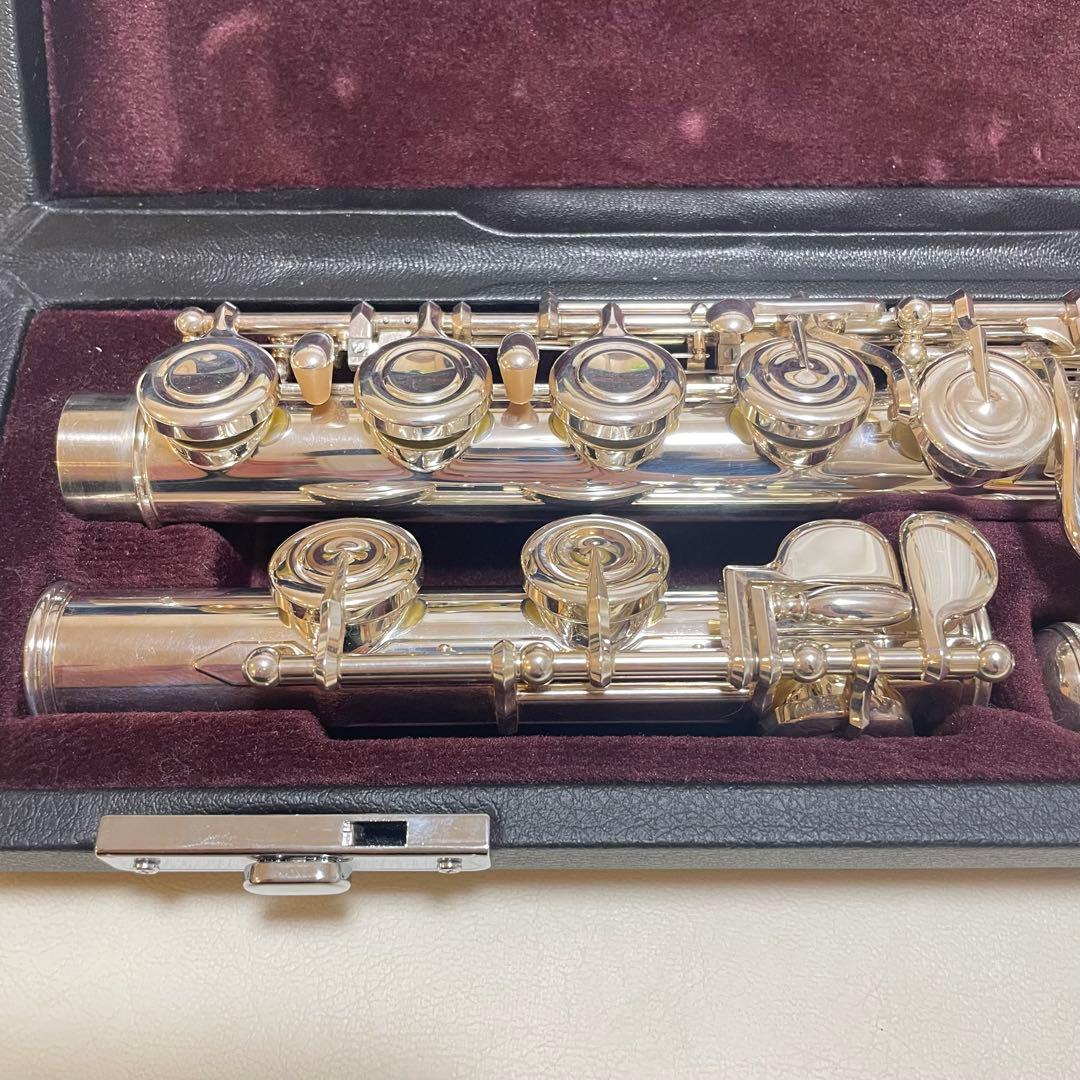 ★ほぼ未使用品★ フルート ヤマハ YFL312 頭部管銀製 ケース付き