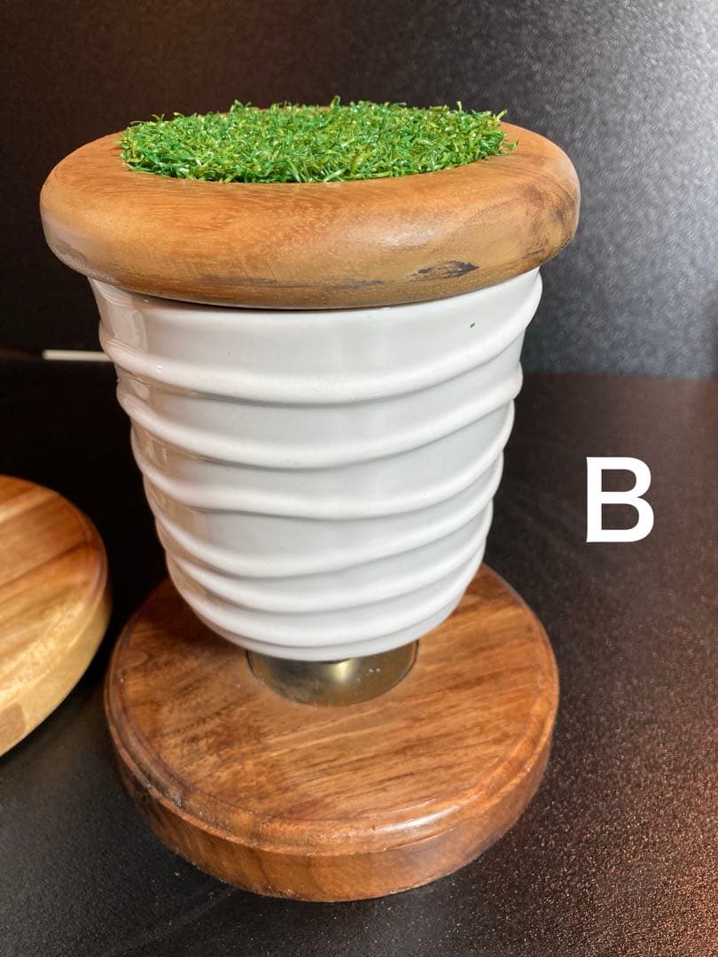 極　小型猛禽（グレー）ブロック、パーチ（卓上用）