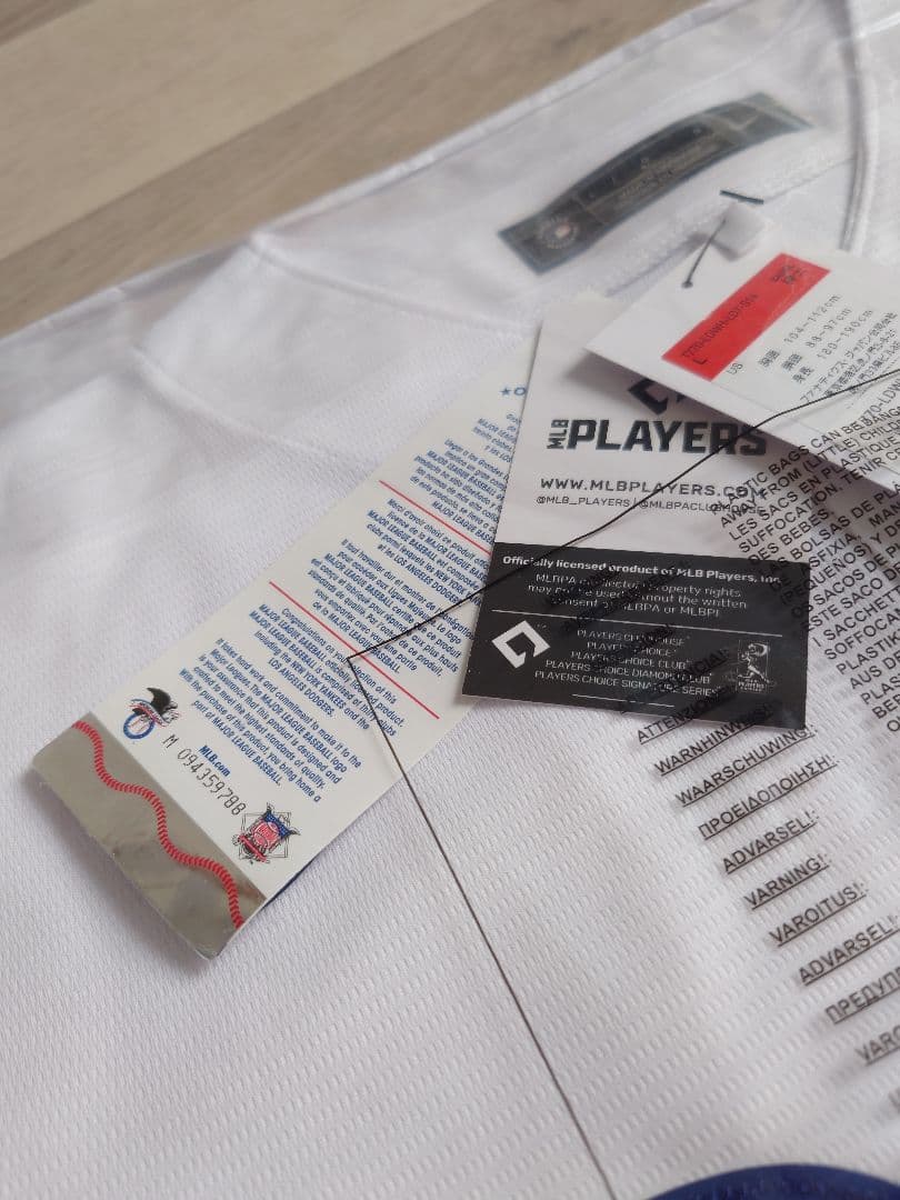 【正規品】 新品タグ付き ドジャース 大谷翔平 ユニフォーム Ｌ