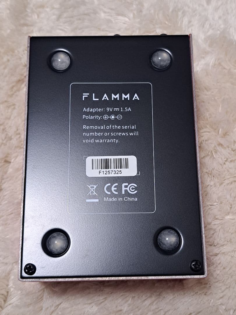 FLAMMA FV01 ボーカル ピッチ 補正 ペダル 遅延 リバーブ付