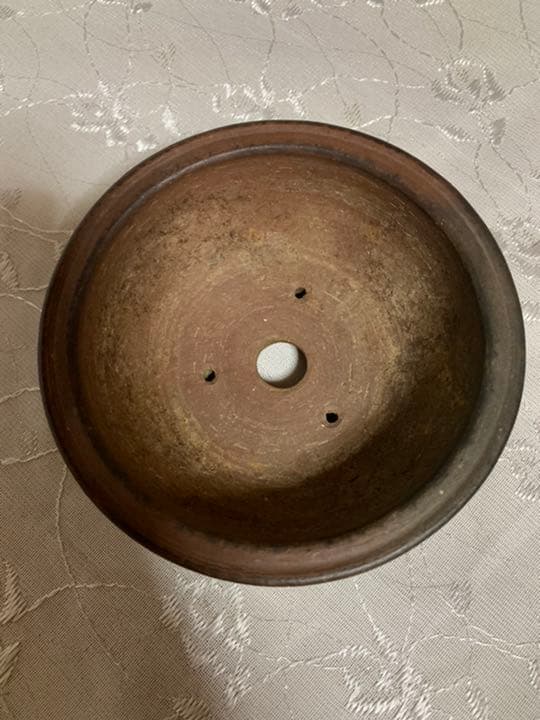 重石　丸　盆栽鉢