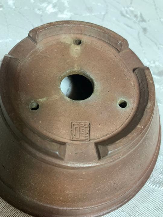 重石　丸　盆栽鉢