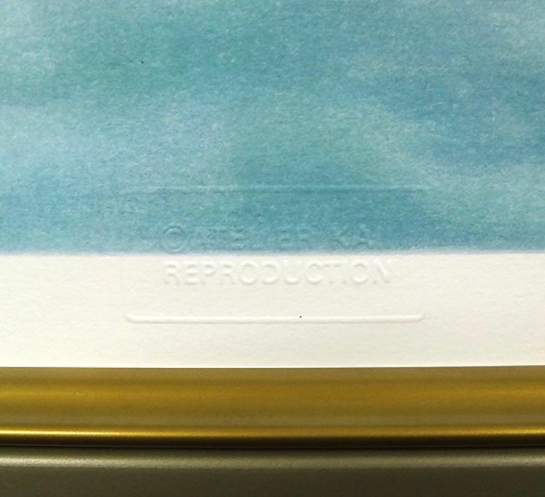 東山魁夷 緑潤う 新復刻画 リトグラフ 限定300部 文化勲章受章 日本画巨匠