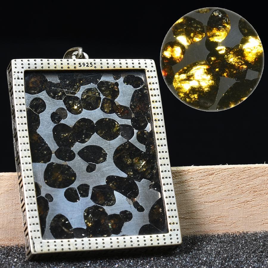 ⭐*︎様 パラサイト隕石 ペンダントトップ 隕石 石鉄隕石 セリコ 重さ20ｇ