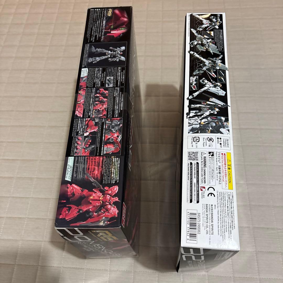 RG MSN-04 SAZABI & RX-93 V GUNDAM セット