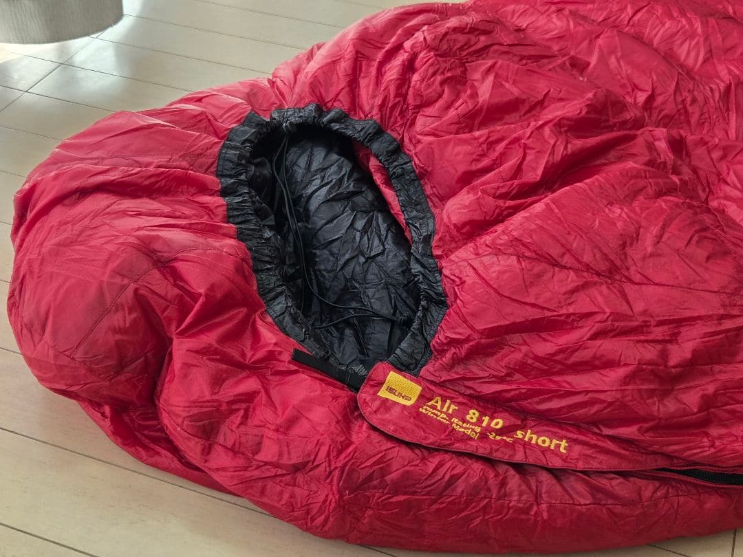 【美品】 イスカ Air 810 EX short ダウンシュラフ