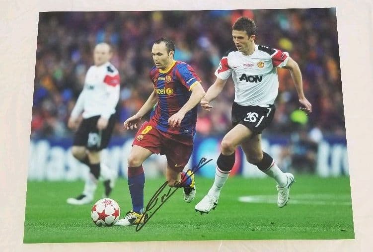 ICONS　イニエスタ　アンドレス・イニエスタ　サイン　直筆サイン　フォトグラフ