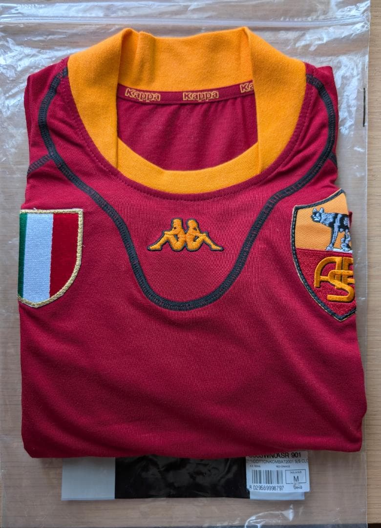 正規品 ローマ 01/02 ユニフォーム M カッパ 未使用 袋入り 完品 希少