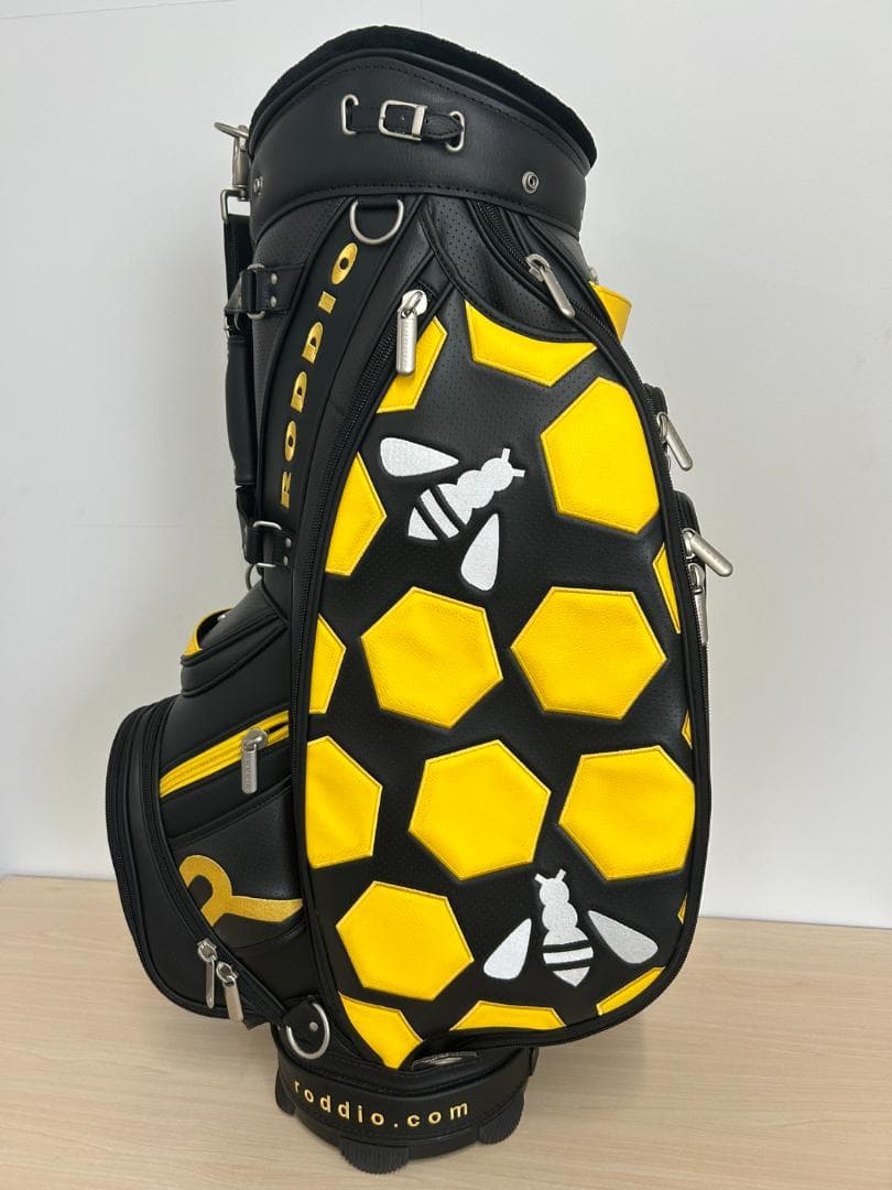 RODDIO ゴルフバッグ ハニカム　ブラック×イエロー　019