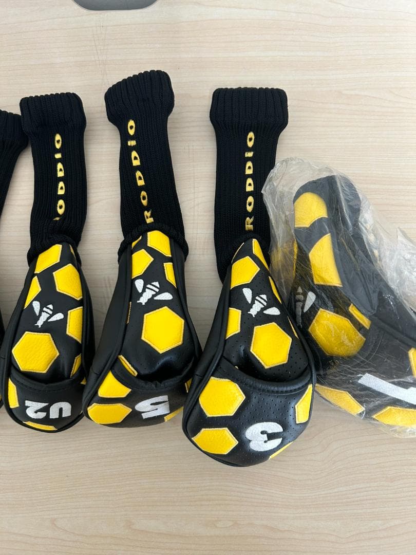 RODDIO ゴルフバッグ ハニカム　ブラック×イエロー　019