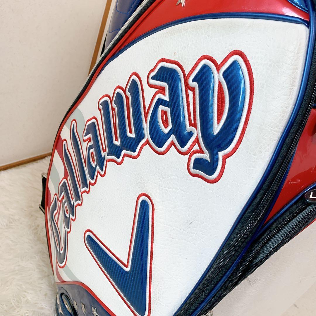 キャロウェイ BIG BERTHA 9.5型 エナメル キャディバッグ 3点式