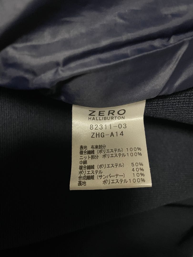 ゼロハリバートン　ゴルフ　中綿キルティングジャケット　ZHG-A14 ネイビー