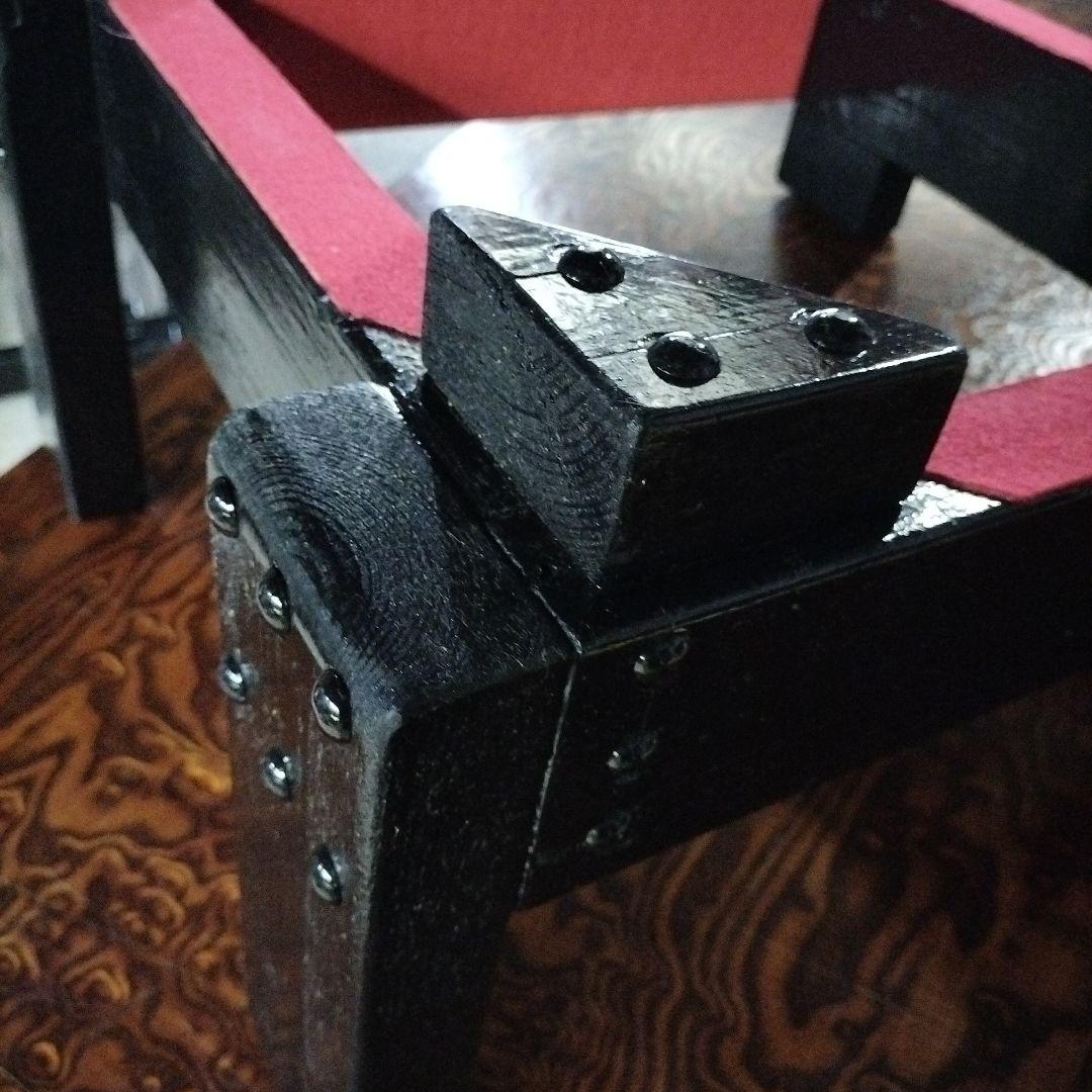 長胴太鼓　平打ち　立奏太鼓台　1.4尺用中古品②