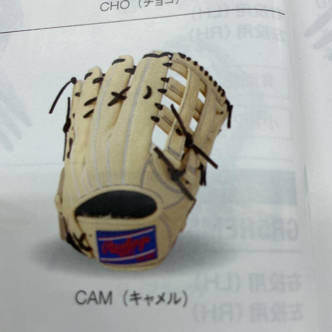 ローリングスHOHプロエクセル外野手用グローブ　型付けサービス