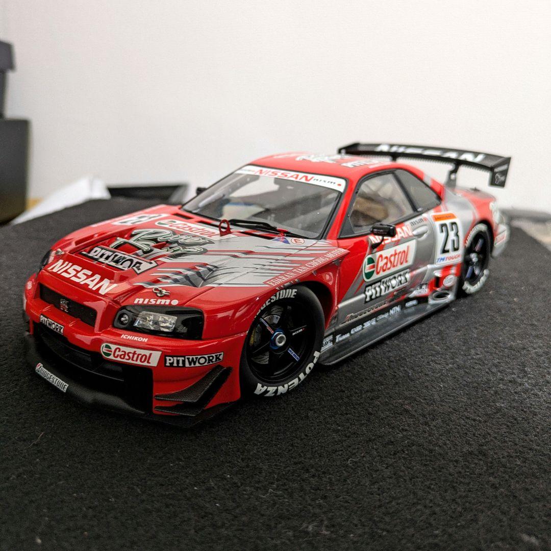 AUTOart 1/18 JGTC スカイライン GT-R　R34　即発送