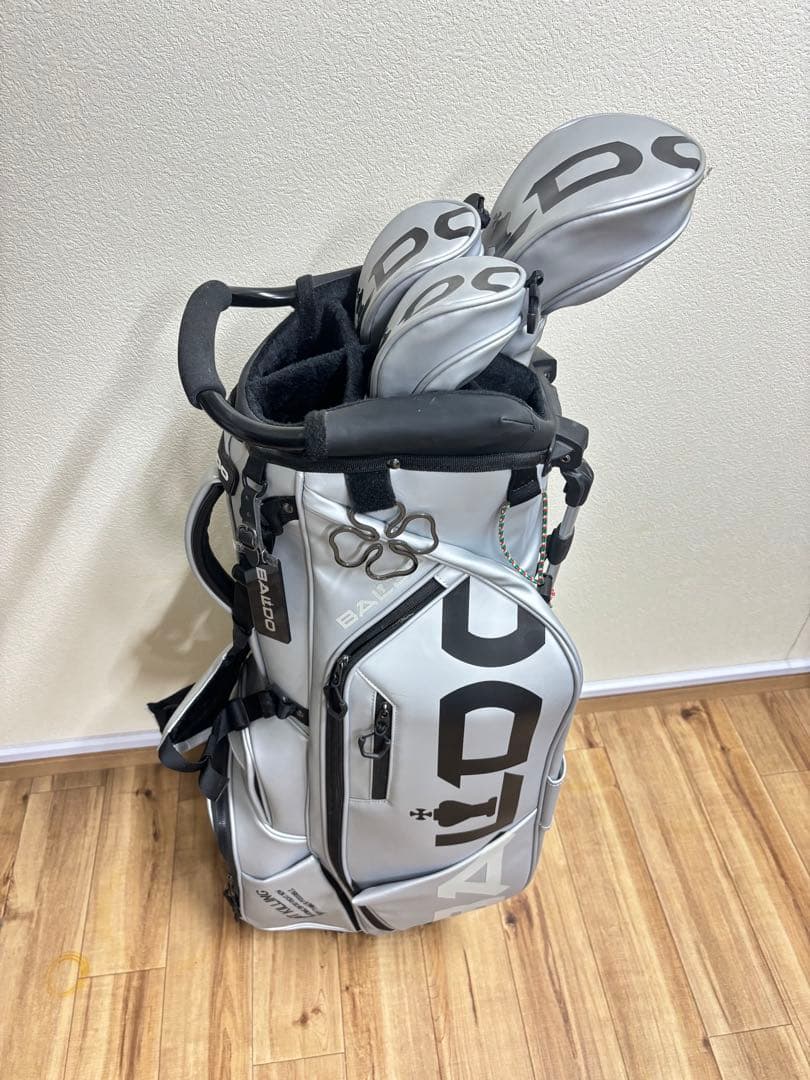 BALDO ゴルフバッグ・キャディバッグ スタンド シルバー