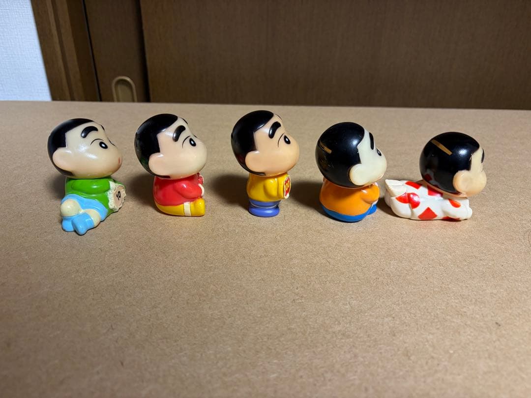 クレヨンしんちゃん 貯金箱 ソフビ セット 当時物 バラ売り不可