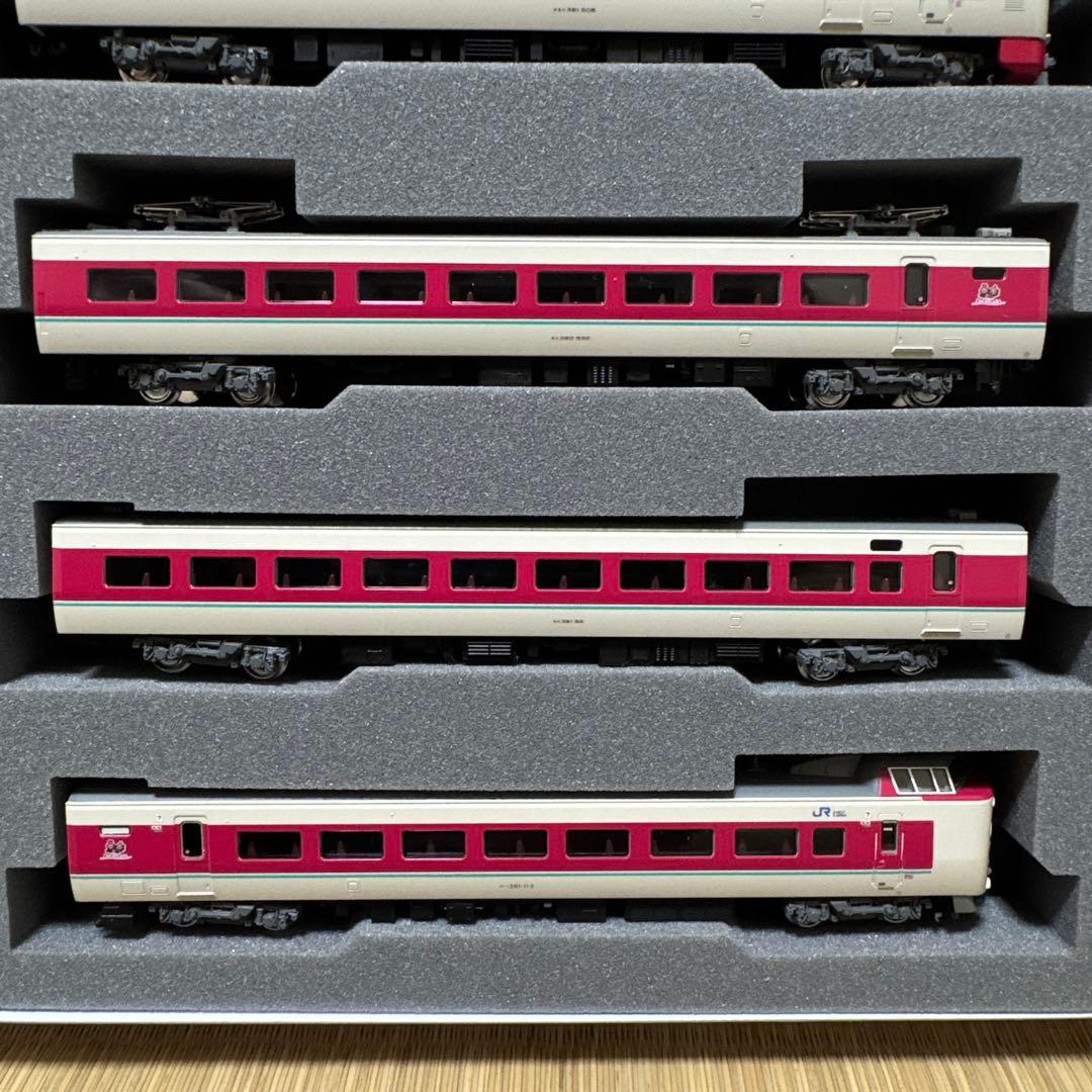 NゲージKATO 381系やくも7両セットグレー台車