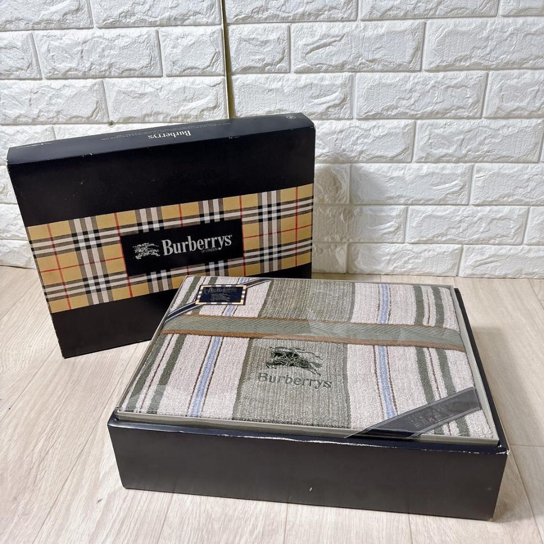 新品 BURBERRY バーバリー タオルケット 140x190cm 可愛い