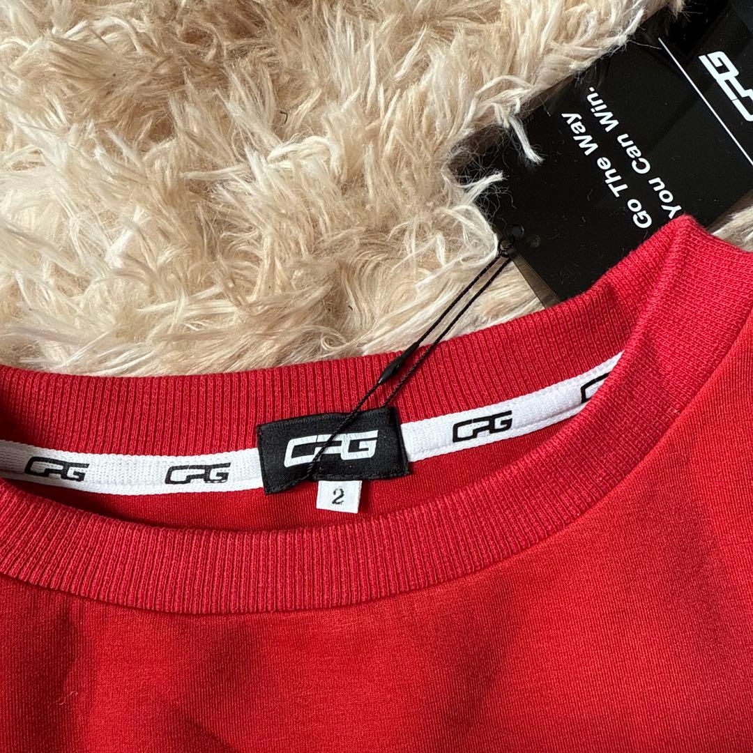 新品未使用CPG GOLF レッド クルーネックトレーナー