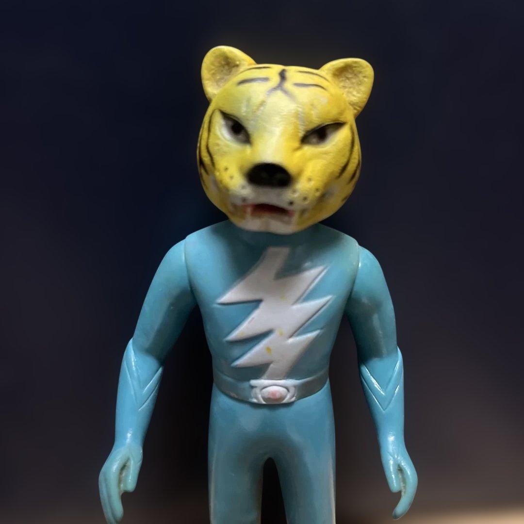 ⚠️人気　鉄人タイガーセブン　ミドルサイズ　ブルマァク　ピープロ　当時物