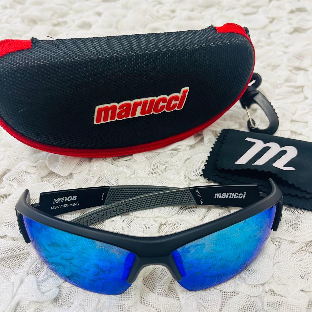 marucciマルチ サングラス MSNV108-MB-B 野球MLBスポーツ用