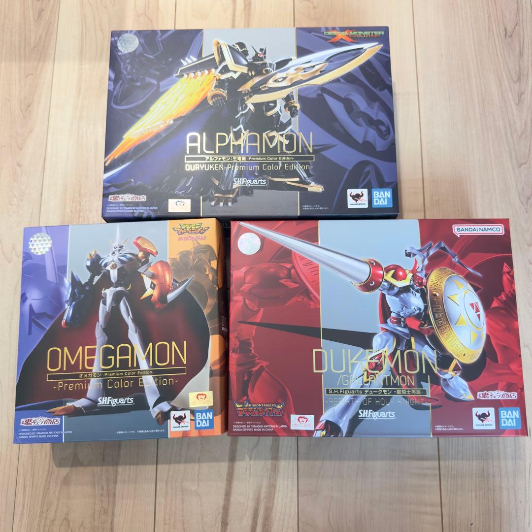 s.h.figarts デジモン ロイヤルナイツ3体セット