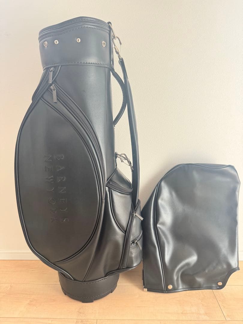 BARNIS NEW YORK ブラックゴルフバッグ カート型