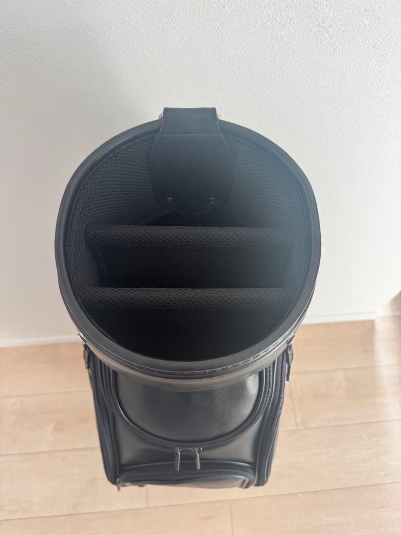 BARNIS NEW YORK ブラックゴルフバッグ カート型