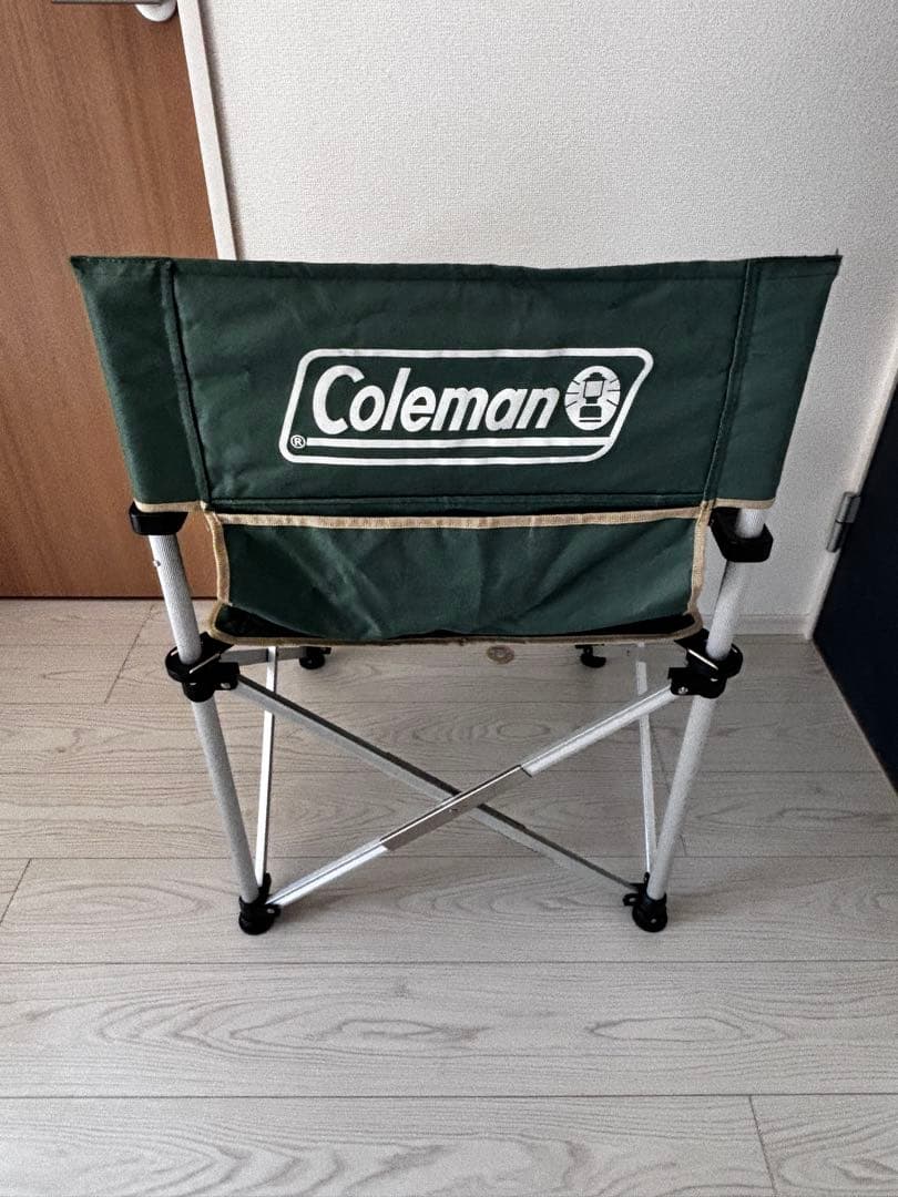 【2個セット】Coleman スリムキャプテンチェア グリーン