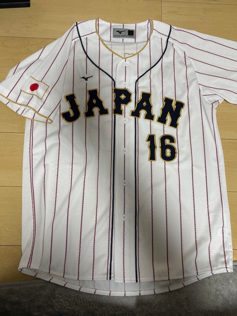 侍ジャパン WBC 大谷翔平 ユニフォーム 刺繍 MIZUNO L 日本代表