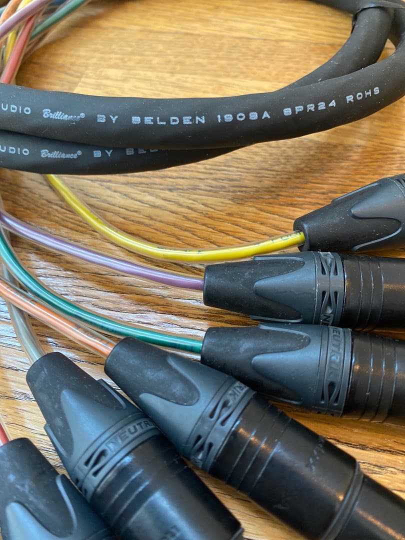 配信機器・PA機器・レコーディング機器 YAMAHA MY8-AD96, BELDEN 1908A