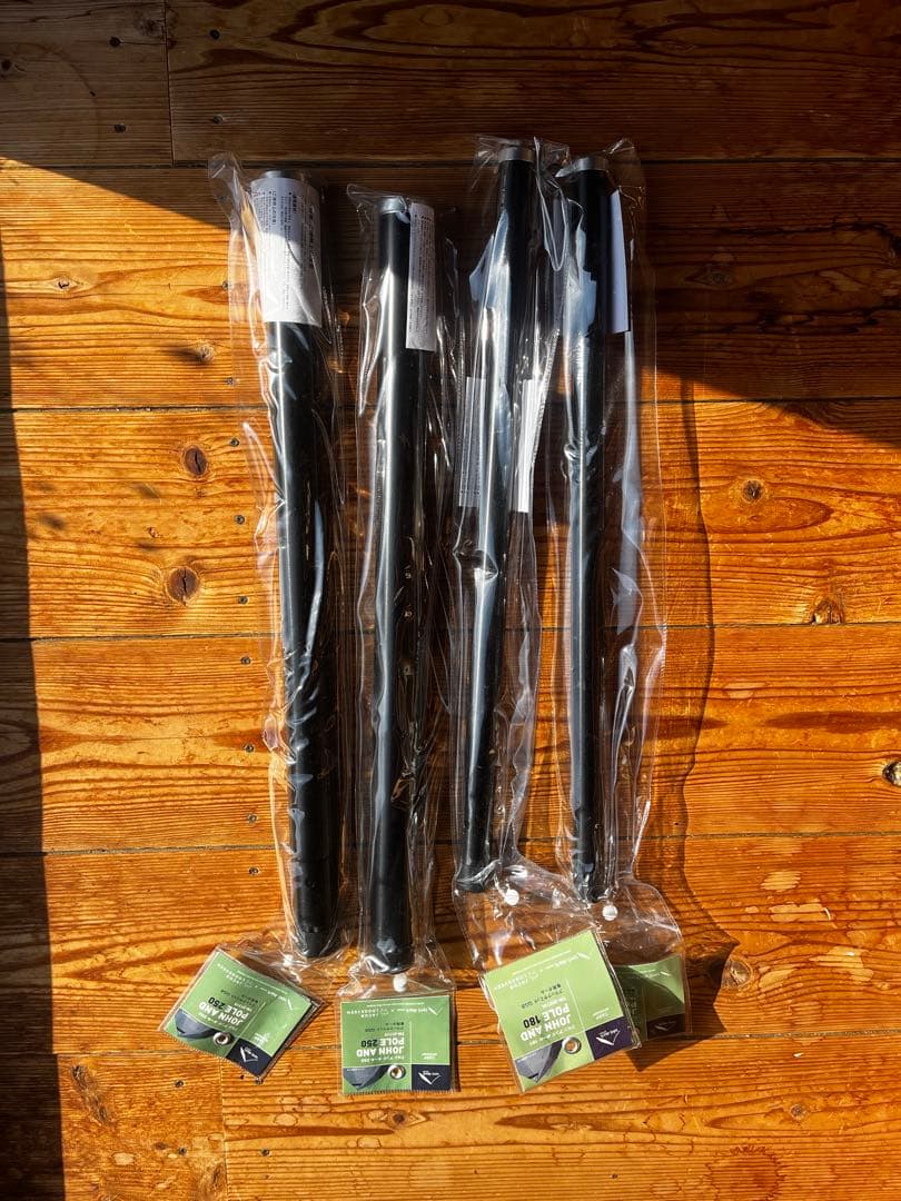 テンマクJOHN AND POLE 250 アルミポール 250cm 180cm