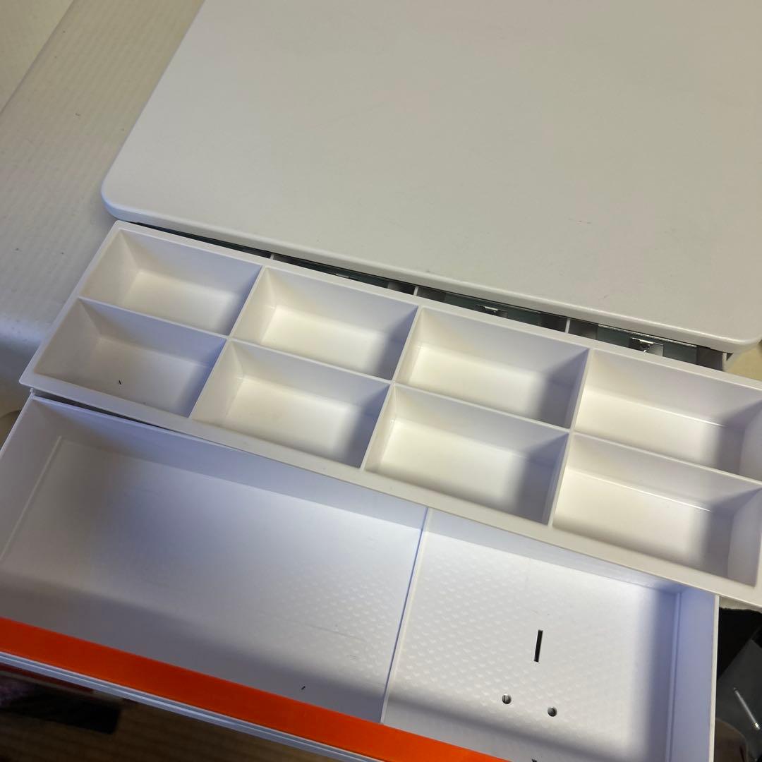 Tera キャッシュボックス 鍵付き ホワイト