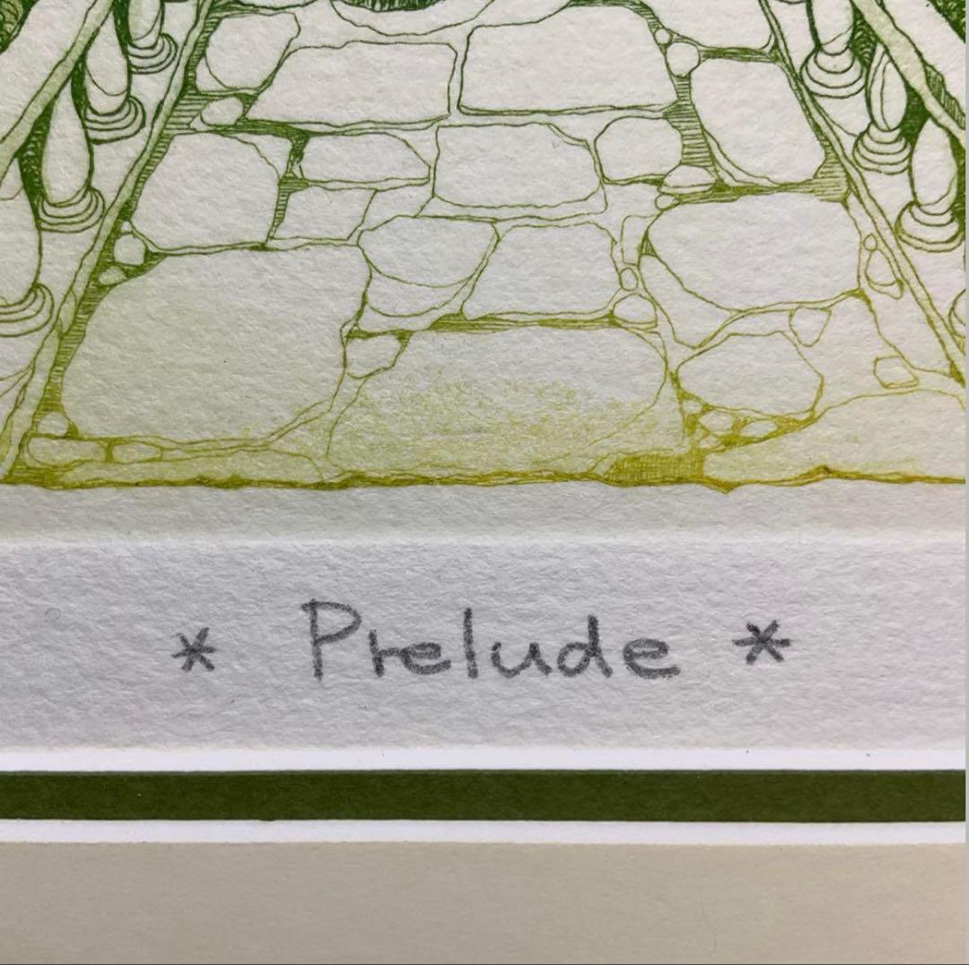 絵画・額縁・銅版画・上砂理佳・Prelude・エッチング・メルヘン・美術品・雑貨