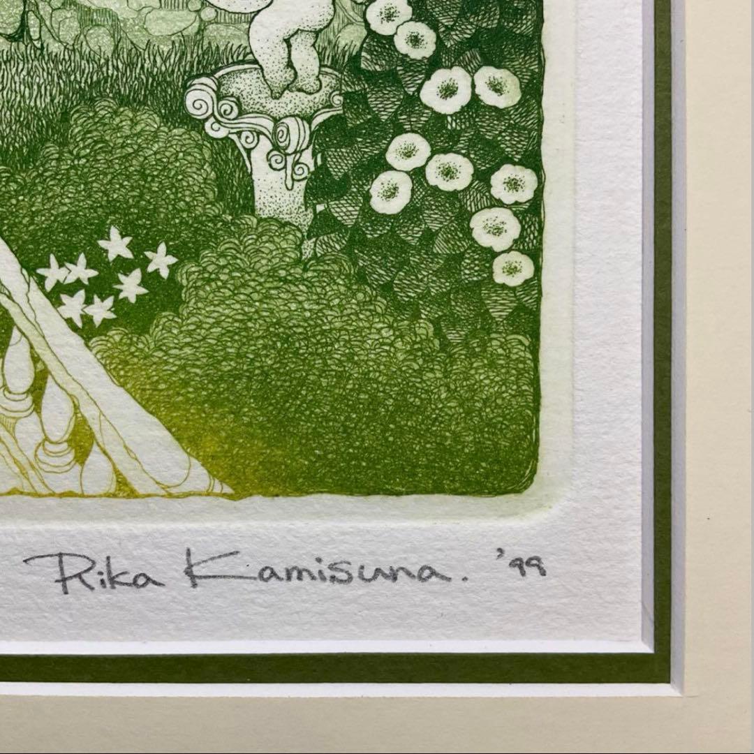 絵画・額縁・銅版画・上砂理佳・Prelude・エッチング・メルヘン・美術品・雑貨