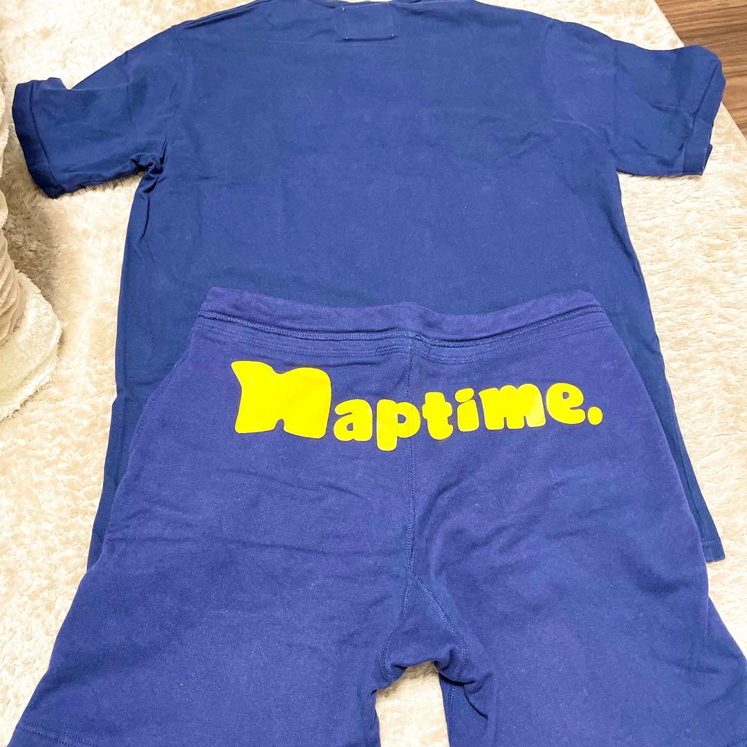 【即購入可】Naptime ナップタイム 刺繍Tシャツ バックプリント短パン