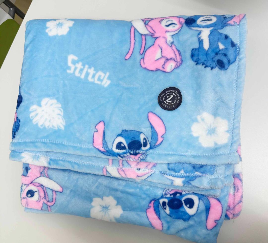 新品 約80cm ★ スティッチ 特大 ぬいぐるみ コストコ ブランケット付き