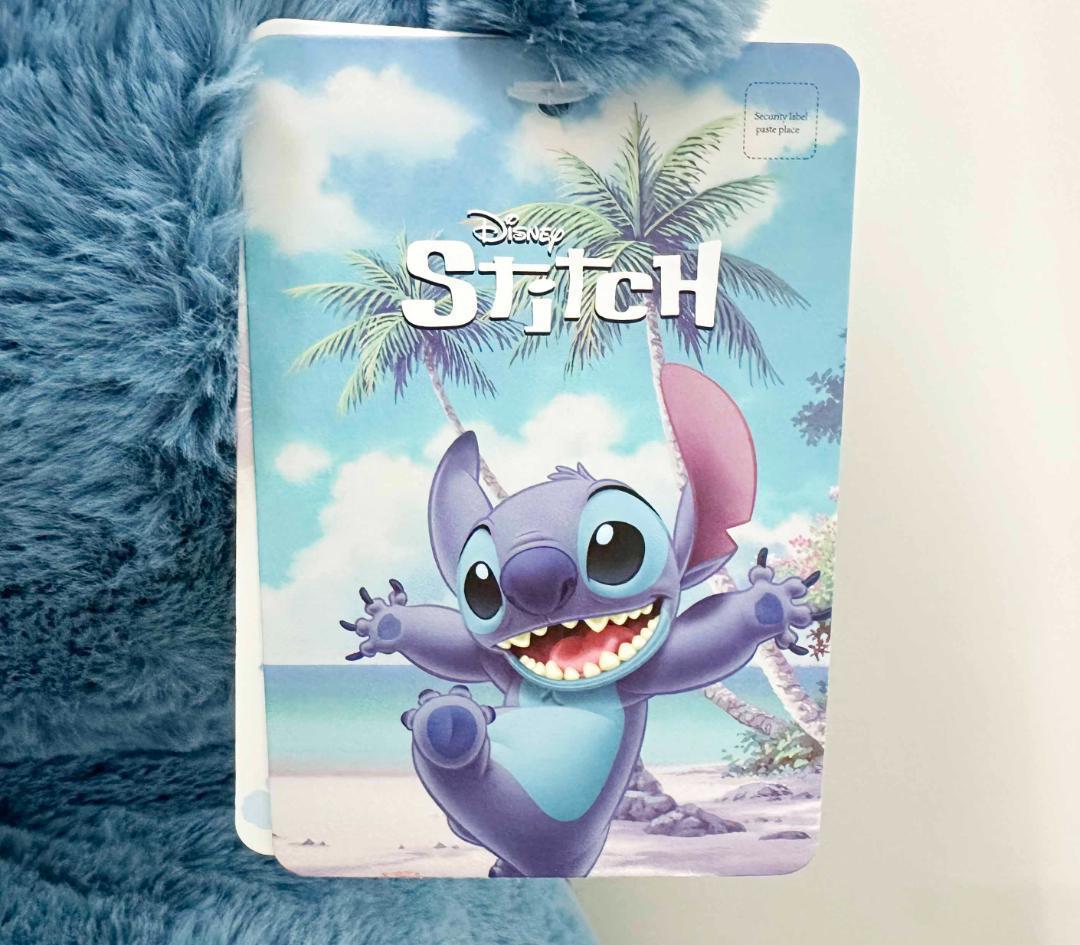 新品 約80cm ★ スティッチ 特大 ぬいぐるみ コストコ ブランケット付き