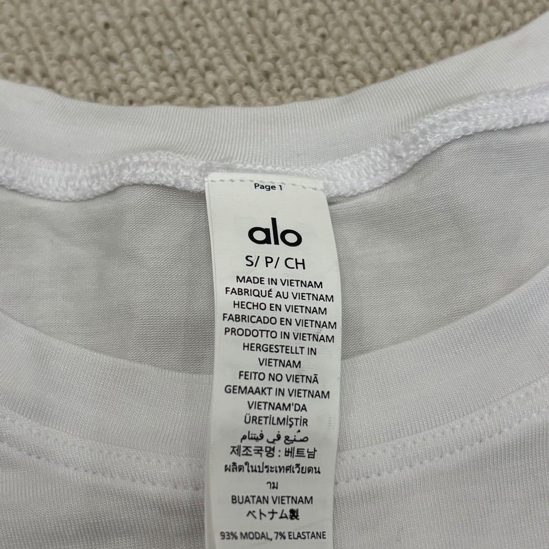 【alo】ALL DAY SHORT SLEEVE Sサイズ 新品