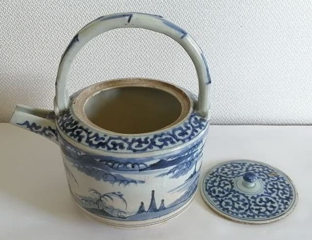 古伊万里　蛸唐草酒つぎ