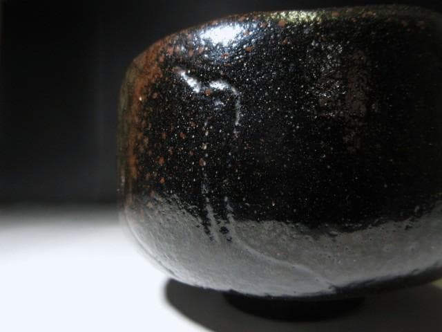 楽吉左衛門四代 一入 立鶴茶碗／裏千家十一代 玄々斎 書付・歌銘在り