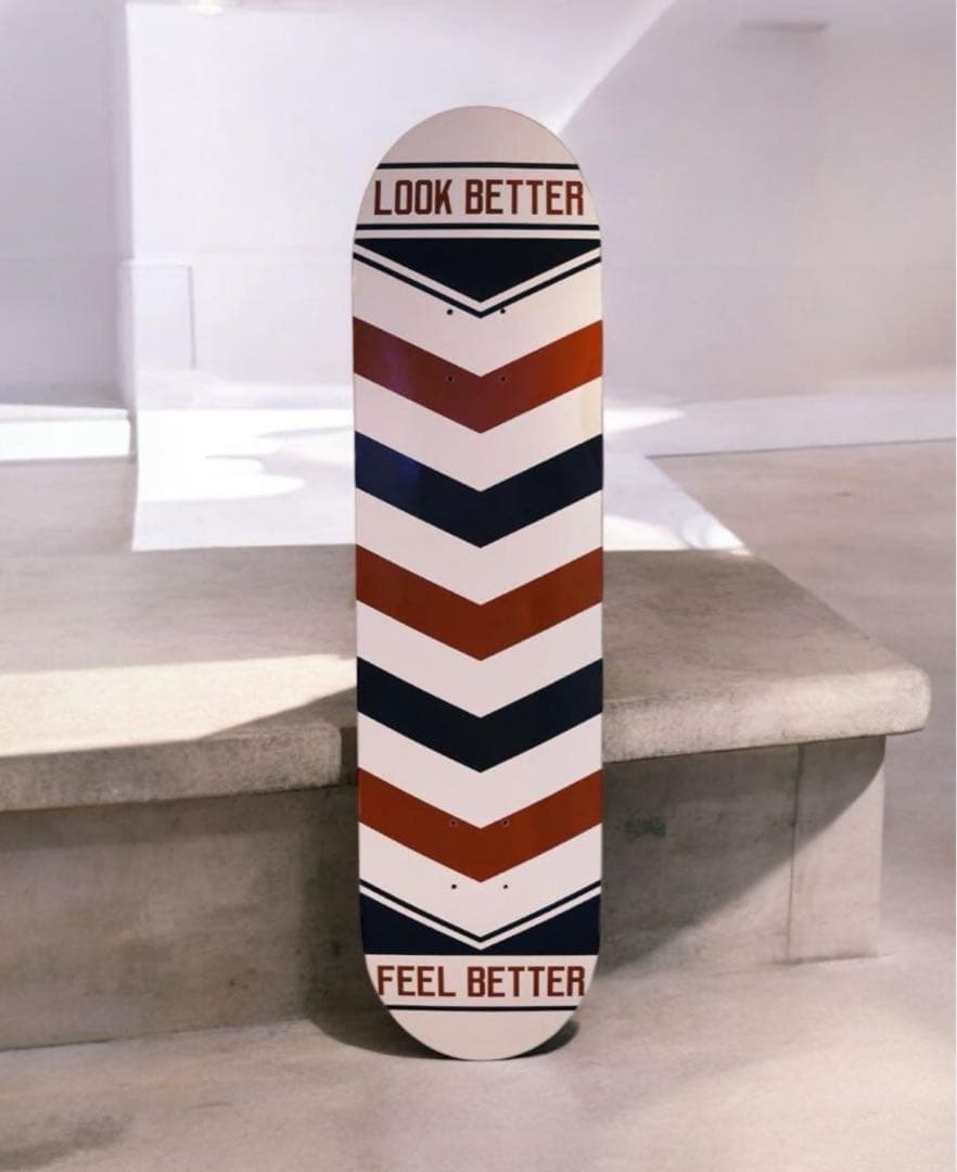 BARBER MARVY JAPAN バーバースケートボードデッキ 床屋