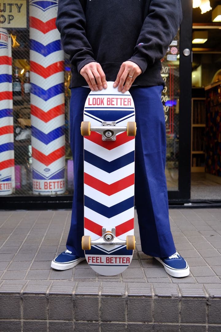 BARBER MARVY JAPAN バーバースケートボードデッキ 床屋