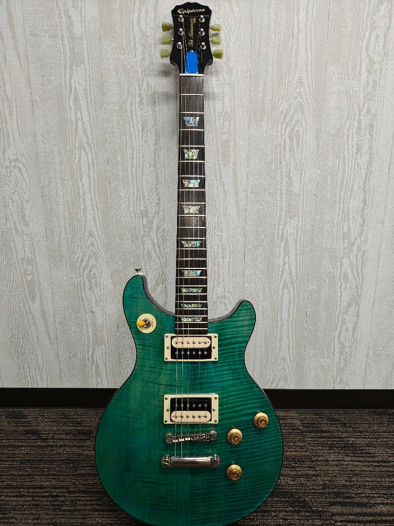 ギター EpiphoneTakDCStandard Plus Top Aqua Blue