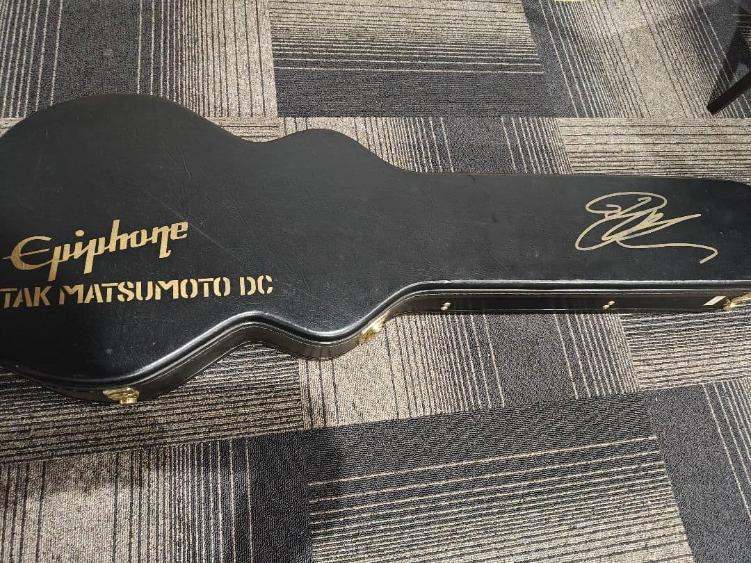 ギター EpiphoneTakDCStandard Plus Top Aqua Blue