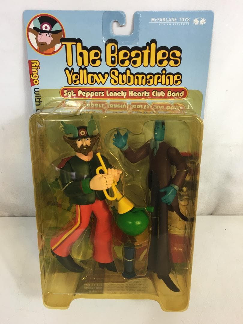 ☆未開封 ビートルズ イエローサブマリン フィギュア ４体セット マクファーレン