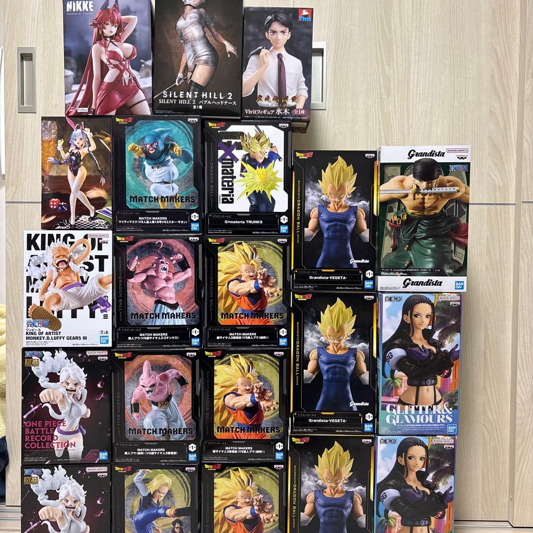 プライズフィギュアまとめ売り21点　ドラゴンボール　ワンピース